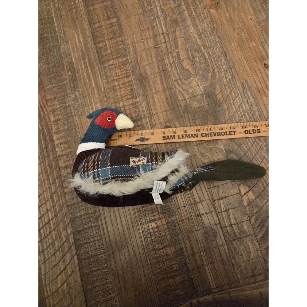 NWT Woolrich Pheasant Dog Toy With Duck Call Sound Vintage